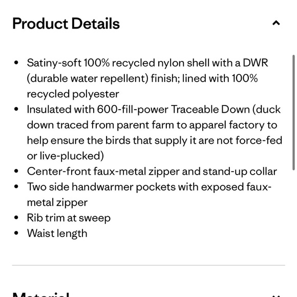 Patagonia Women’s Prow Bomber Down Vest - Picture 9 of 9